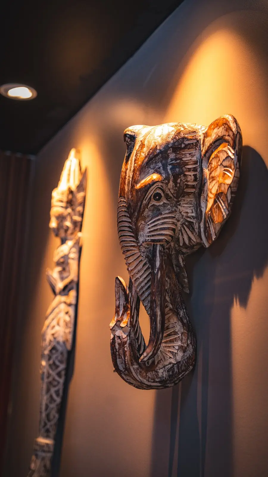 A customer enjoying their meal